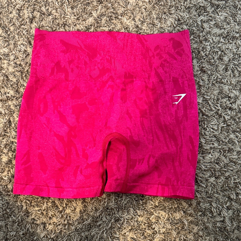 Gymshark Neon Pink Seamless Bike Shorts